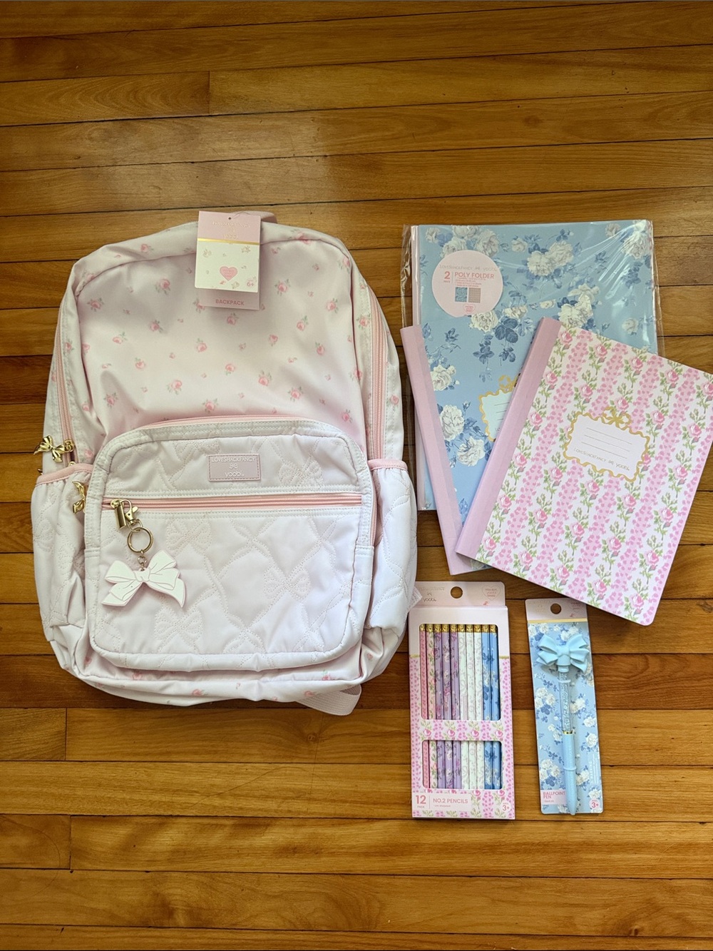 NEW LoveShackFancy x Target School Bundle Backpack Notebooks Folders Pencils